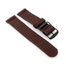 Perlon Uhrenarmband Modell Pacific-P braun 23 mm