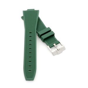 Kautschuk Uhrenarmband Modell PRX-71 grün 12/27 mm, komp. Tissot PRX