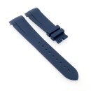 Premium Kautschuk Uhrenarmband Modell Bay-OS blau 22 mm, komp. Tudor