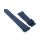 Premium Kautschuk Uhrenarmband Modell Bay-OS blau 22 mm, komp. Tudor