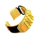 Klett Uhrenarmband Modell Klettex gelb 22 mm