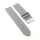 Feines Leder-Uhrenarmband Modell Jena hell-grau 24 mm, komp. Skagen