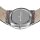 Feines Leder-Uhrenarmband Modell Jena hell-grau 28 mm, komp. Skagen