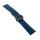 Rallye-Veloursleder Uhrenarmband Modell Heuer-FS-P blau 22/20 mm, kompatibel TAG Heuer