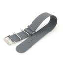 Nato Silikon Uhrenarmband Modell Naflex grau 20 mm Nato...