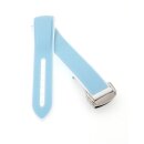 Hybrid Uhrenarmband Modell Moon-Hybrid sky-blau 20 mm,...