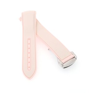 Hybrid Uhrenarmband Modell Moon-Hybrid rosa 20 mm, kompatibel MoonSwatch