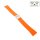 Easy-Klick Premium FKM-Kautschuk Uhrenarmband Modell Rostock orange 18 mm
