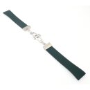 Easy-Klick Premium FKM-Kautschuk Uhrenarmband Modell Rostock grün 18 mm