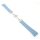 Easy-Klick Premium FKM-Kautschuk Uhrenarmband Modell Rostock hell-blau 22 mm