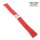 Easy-Klick Premium FKM-Kautschuk Uhrenarmband Modell Rostock rot 18 mm
