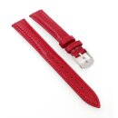 Eidechsenstruktur Uhrenarmband Modell Culebra rot 20 mm