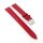 Eidechsenstruktur Uhrenarmband Modell Culebra rot 20 mm