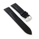 Eidechsenstruktur Uhrenarmband Modell Culebra schwarz 22 mm