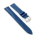 Eidechsenstruktur Uhrenarmband Modell Culebra blau 22 mm
