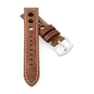 Vintage Rallye Uhrenarmband Modell Jülich cognac 20 mm
