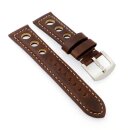 Vintage Rallye Uhrenarmband Modell Jülich mocca 22 mm