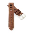 Vintage Rallye Uhrenarmband Modell Jülich cognac 22 mm
