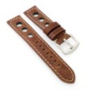 Vintage Rallye Uhrenarmband Modell Jülich cognac 22 mm