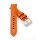 Alligator Uhrenarmband mit Tubes Modell Enzo orange 24 mm komp. Panerai