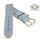 Diloy Easy-Klick Jeans Uhrenarmband Modell Richmond hellblau 20 mm Fashion-Strap