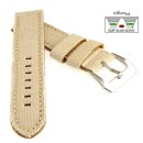 Diloy Easy-Klick Jeans Uhrenarmband Modell Richmond beige...