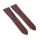 Echt Alligator Ersatz-Uhrenarmband für Cartier Tank Modell CT33 mocca 18/16 mm für Faltschließe