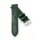 Echt Straußbein Uhrenarmband Modell Jimina grün 19 mm, Handarbeit