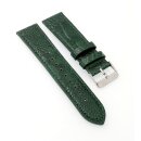 Easy-Klick echt Straußbein Uhrenarmband Modell Jimina grün 21 mm, Handarbeit