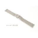 Multifunktional Edelstahl Uhrenarmband Modell Igis-S silber 18 mm