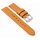 Easy-Klick Biker Kalbsleder Uhrenarmband hellbraun 22 mm, extralange Ausführung