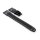 Kalbsleder Uhrenarmband mit Nieten Modell IW-36 schwarz 20 mm, kompatibel IWC