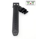 Easy-Klick Kalbsleder Uhrenarmband mit Nieten Modell...