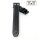 Easy-Klick Kalbsleder Uhrenarmband mit Nieten Modell IW-36 schwarz 22 mm, kompatibel IWC