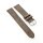 Easy-Klick Veloursleder Uhrenarmband Modell Oslo-NL taupe 18 mm Handarbeit