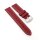 Französisches Kalbsleder Uhrenarmband Modell Olsen rot-WN 22 mm