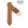 Französisches Easy-Klick Kalbsleder Uhrenarmband Modell Olsen cognac-WN 20 mm