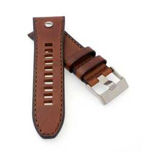 Rindleder Uhrenarmband Modell DZ1495 mocca 28 mm, komp. Diesel Uhren