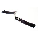Premium Hybrid Uhrenarmband Modell Innsbruck-FSS schwarz-blau-rot 22 mm, komp. Omega