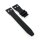 Premium Kautschuk Uhrenarmband Modell Airport-OS schwarz 20 mm, kompatibel IWC