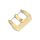 Gothic Breitdornschließe Modell Gothic Edelstahl gold, 22 mm