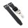 Premium Kautschuk Uhrenarmband Modell Airport-FSS schwarz 21 mm, kompatibel IWC