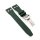 Premium Kautschuk Uhrenarmband Modell Airport-FSS grün 21 mm, kompatibel IWC