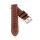 Echt Haifisch Uhrenarmband Modell Bermuda cognac 24 mm