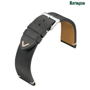 Barington Pull-Up Uhrenarmband Modell Vintage schwarz 22 mm