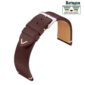 Barington Easy-Klick Pull-Up Uhrenarmband Modell Vintage mocca 20 mm