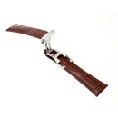 Alligator Uhrenarmband Modell Rastatt-FSS mocca 22/18 mm, kompatibel Omega