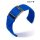 Eulit Perlon Uhrenarmband Modell Palma-Pacific-SP XS-Kurzlänge königs-blau 21 mm