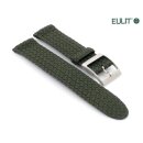 Eulit Perlon Uhrenarmband Modell Palma-Pacific-SG XS-Kurzlänge oliv-grün 20 mm