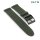 Eulit Perlon Uhrenarmband Modell Palma-Pacific-PVD XS-Kurzlänge oliv-grün 22 mm